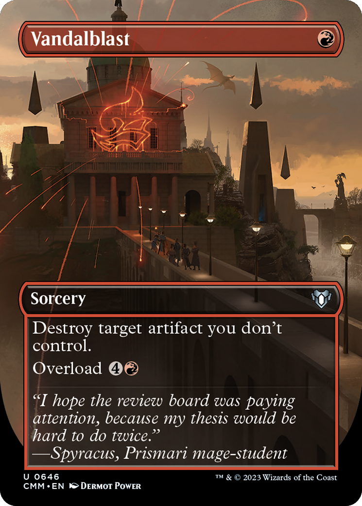 Vandalblast (Borderless Alternate Art) [Commander Masters] | Odin's Place