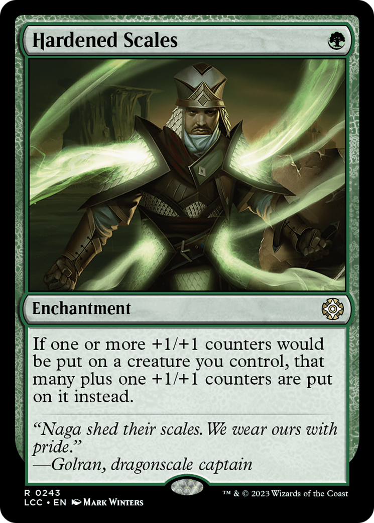 Hardened Scales [The Lost Caverns of Ixalan Commander] | Odin's Place