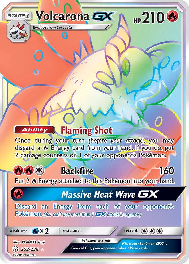Volcarona GX (252/236) [Sun & Moon: Cosmic Eclipse] | Odin's Place