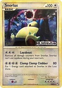 Snorlax (33/95) (Staff Prerelease Promo) [Nintendo: Black Star Promos] | Odin's Place