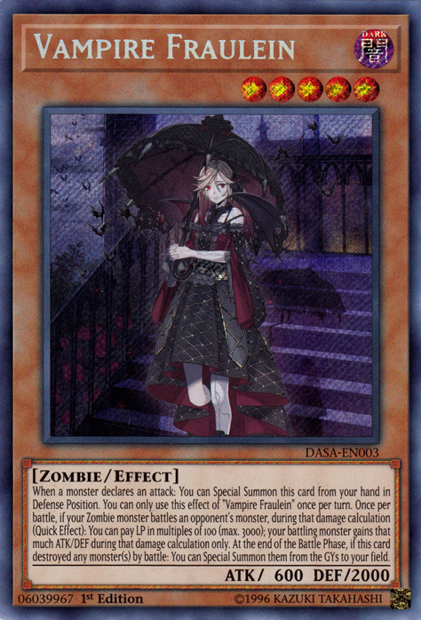 Vampire Fraulein [DASA-EN003] Secret Rare | Odin's Place