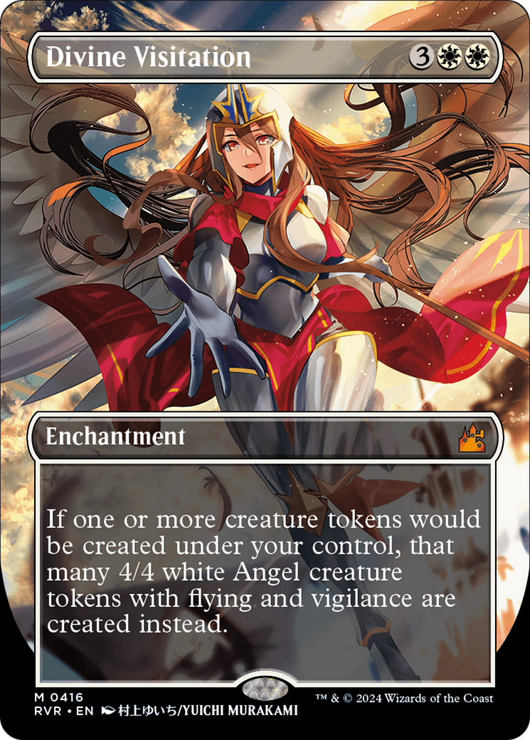 Divine Visitation (Anime Borderless) [Ravnica Remastered] | Odin's Place