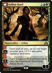 Arlinn Kord // Arlinn, Embraced by the Moon [Shadows over Innistrad Prerelease Promos] | Odin's Place