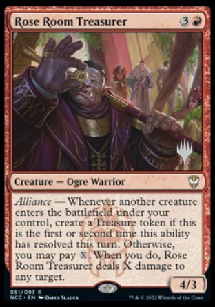 Rose Room Treasurer (Promo Pack) [Streets of New Capenna Commander Promos] | Odin's Place