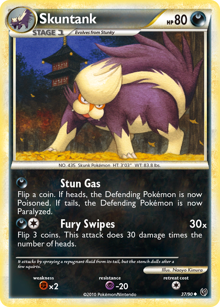 Skuntank (37/90) [HeartGold & SoulSilver: Undaunted] | Odin's Place