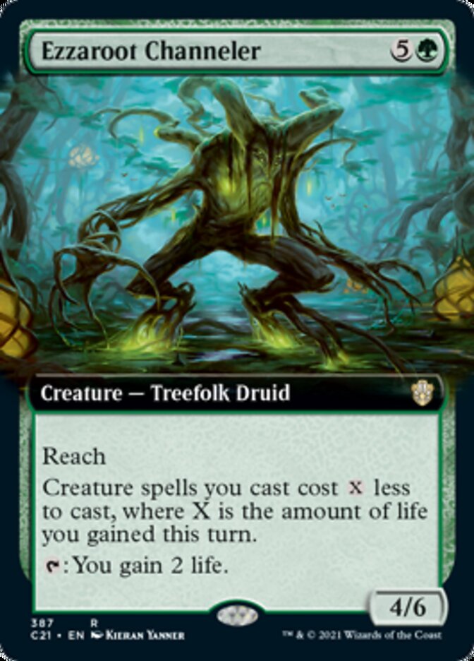 Ezzaroot Channeler (Extended Art) [Commander 2021] | Odin's Place