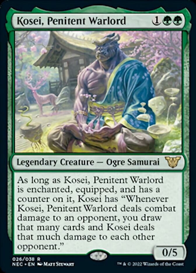 Kosei, Penitent Warlord [Kamigawa: Neon Dynasty Commander] | Odin's Place