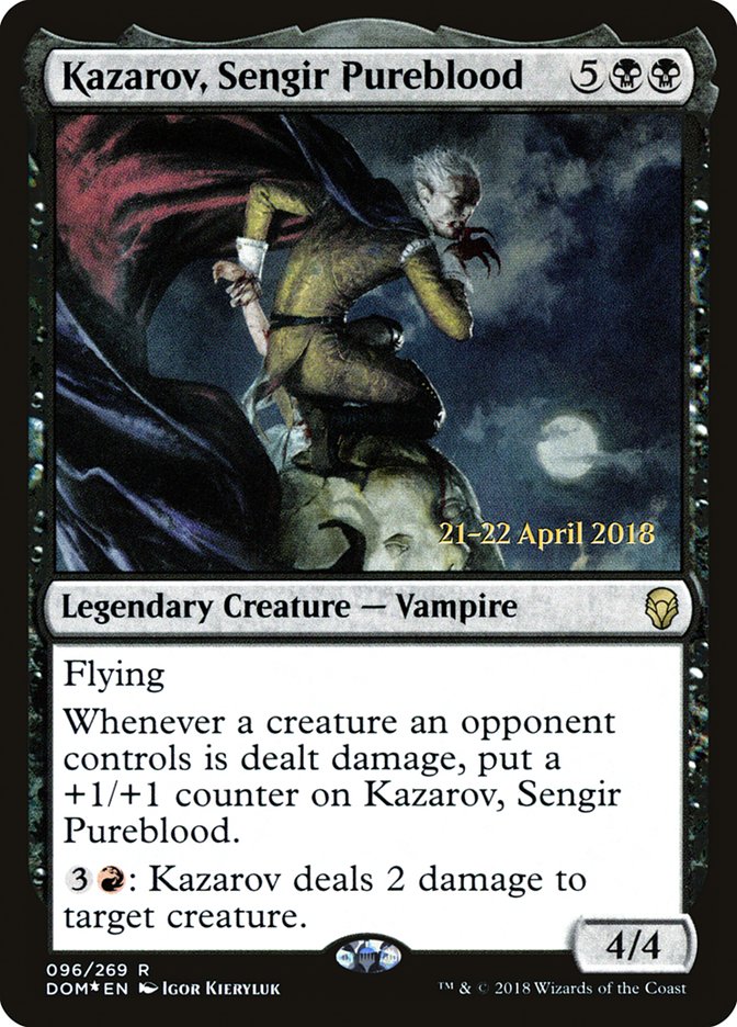 Kazarov, Sengir Pureblood (96) [Dominaria Prerelease Promos] | Odin's Place