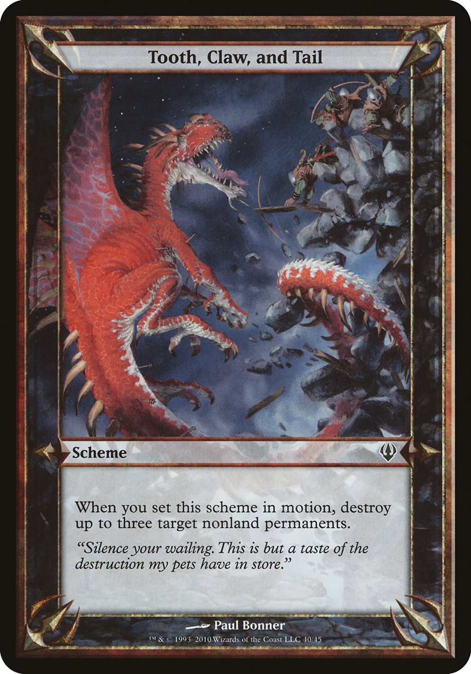 Tooth, Claw, and Tail (Schemes) [Archenemy Schemes] | Odin's Place