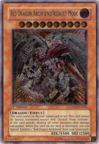 Red Dragon Archfiend/Assault Mode [CRMS-EN004] Ultimate Rare | Odin's Place