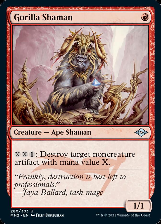 Gorilla Shaman (Foil Etched) [Modern Horizons 2] | Odin's Place