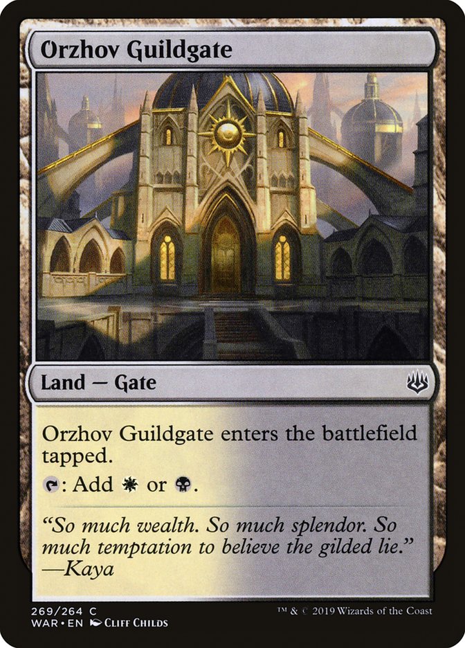 Orzhov Guildgate (269) [War of the Spark] | Odin's Place