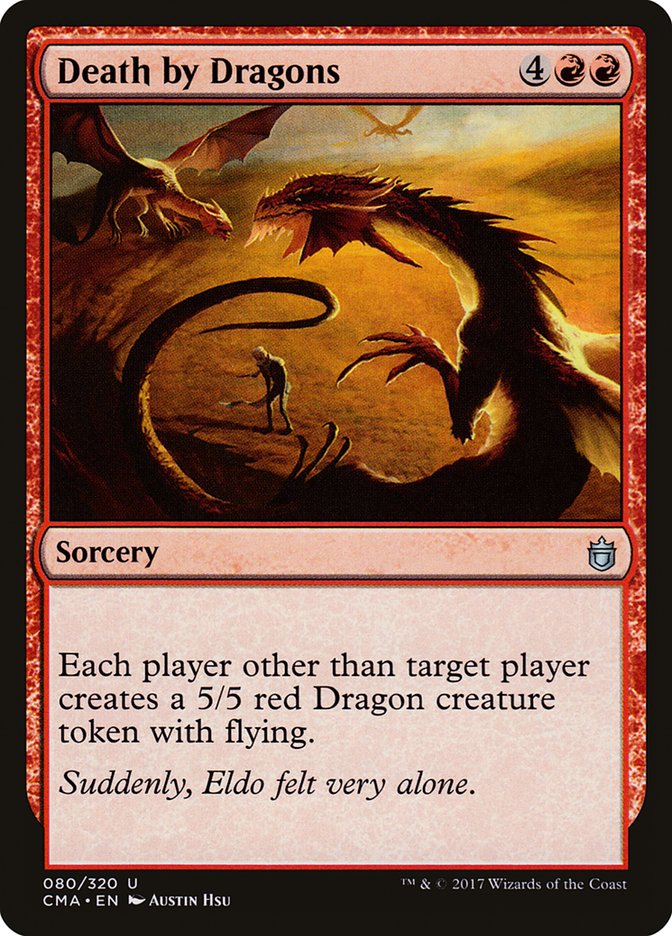 Death by Dragons (80) [Commander Anthology] | Odin's Place