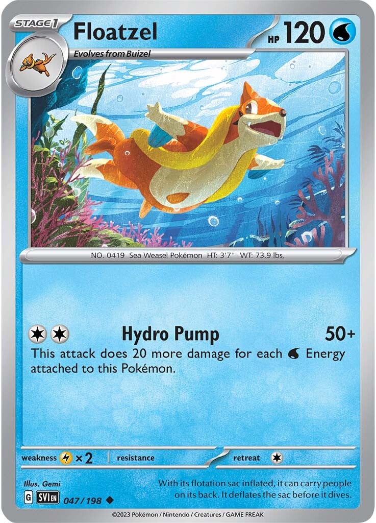 Floatzel (047/198) [Scarlet & Violet: Base Set] | Odin's Place
