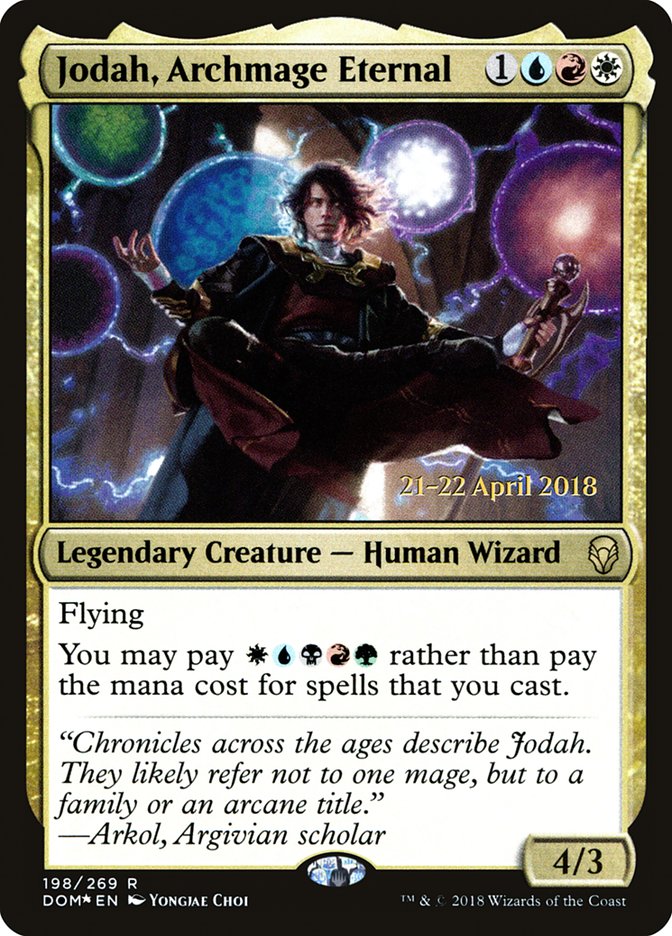 Jodah, Archmage Eternal (198) [Dominaria Prerelease Promos] | Odin's Place