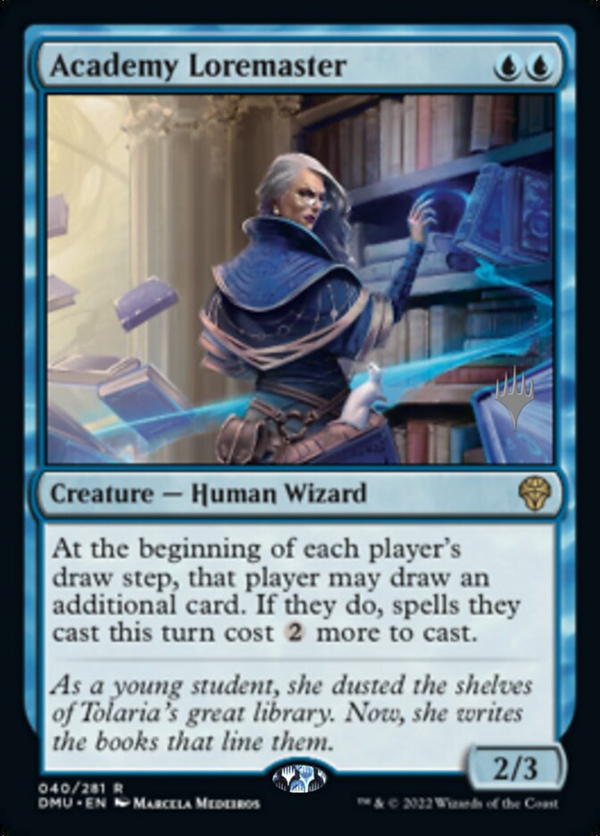 Academy Loremaster (Promo Pack) [Dominaria United Promos] | Odin's Place