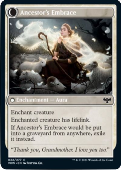 Kindly Ancestor // Ancestor's Embrace [Innistrad: Crimson Vow] | Odin's Place