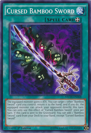 Cursed Bamboo Sword [NECH-EN068] Common | Odin's Place