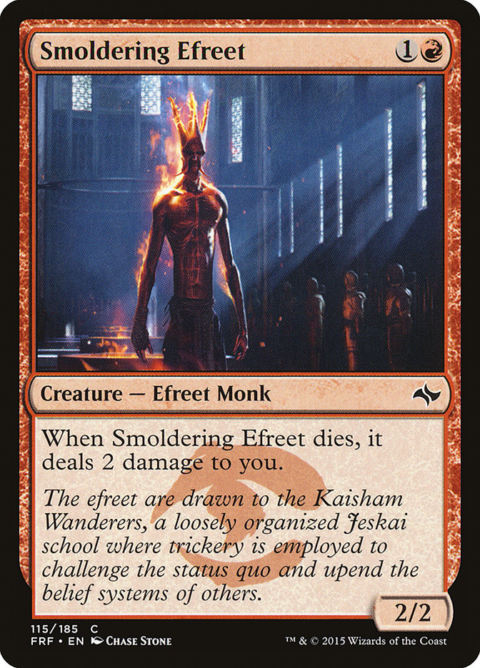 Smoldering Efreet (115) [Fate Reforged] | Odin's Place