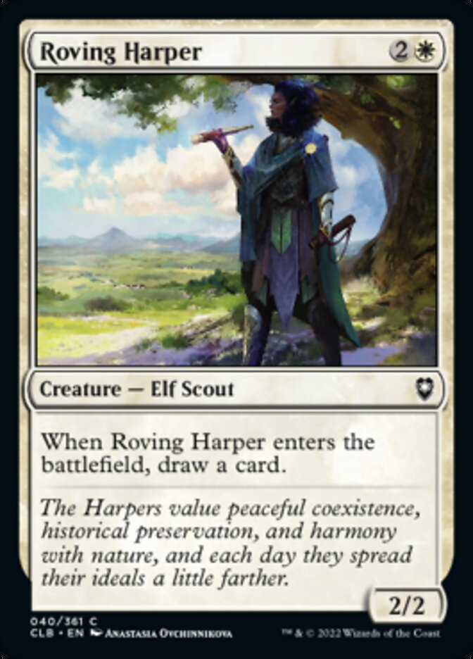 Roving Harper [Commander Legends: Battle for Baldur's Gate] | Odin's Place