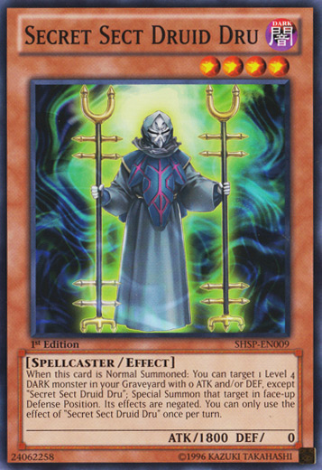 Secret Sect Druid Dru [SHSP-EN009] Common | Odin's Place