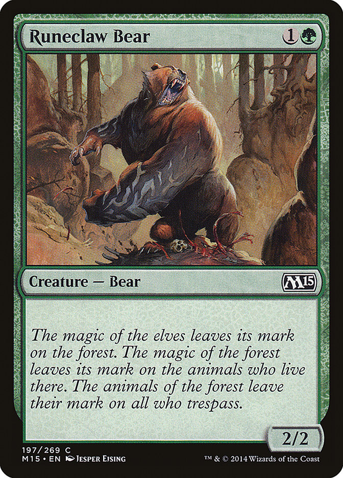 Runeclaw Bear (197) [Magic 2015] | Odin's Place