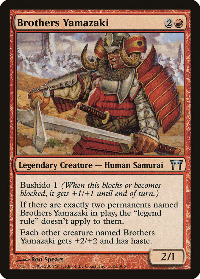Brothers Yamazaki (160a/306) [Champions of Kamigawa] | Odin's Place