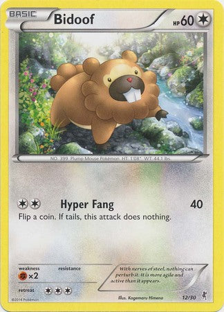 Bidoof (12/30) [XY: Trainer Kit 1 - Bisharp] | Odin's Place