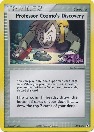 Professor Cozmo's Discovery (89/110) (Stamped) [EX: Holon Phantoms] | Odin's Place