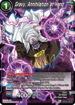 Demon God Gravy, Annihilation at Hand (BT16-120) [Realm of the Gods] | Odin's Place