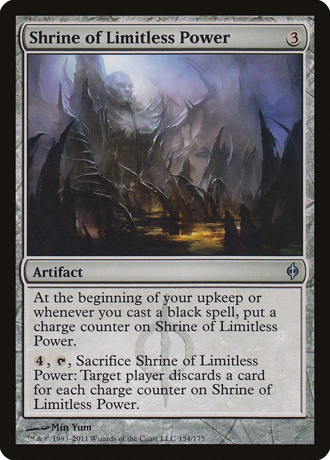 Shrine of Limitless Power (154) [New Phyrexia] | Odin's Place