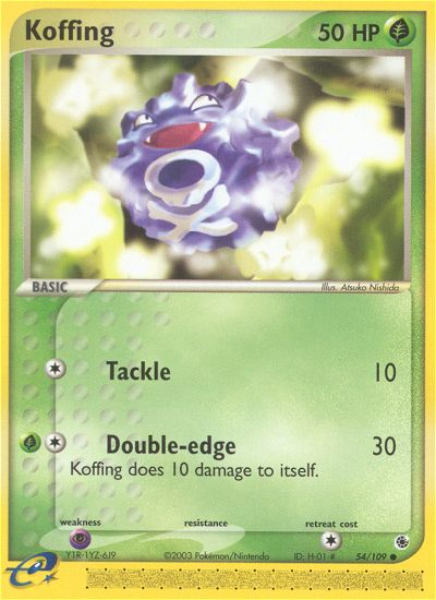 Koffing (54/109) [EX: Ruby & Sapphire] | Odin's Place
