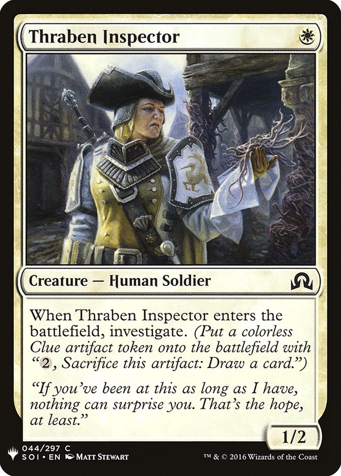 Thraben Inspector [Mystery Booster] | Odin's Place