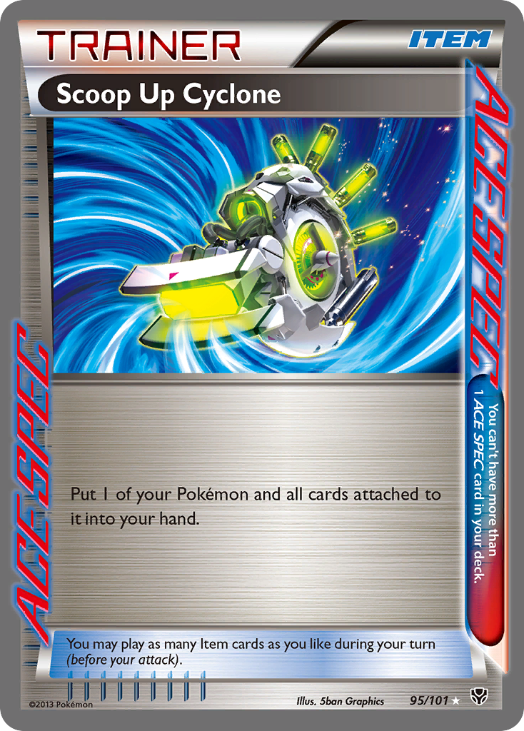 Scoop Up Cyclone (95/101) [Black & White: Plasma Blast] | Odin's Place