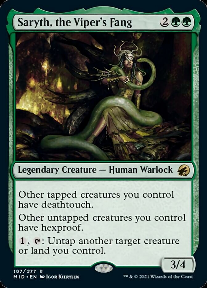 Saryth, the Viper's Fang [Innistrad: Midnight Hunt] | Odin's Place