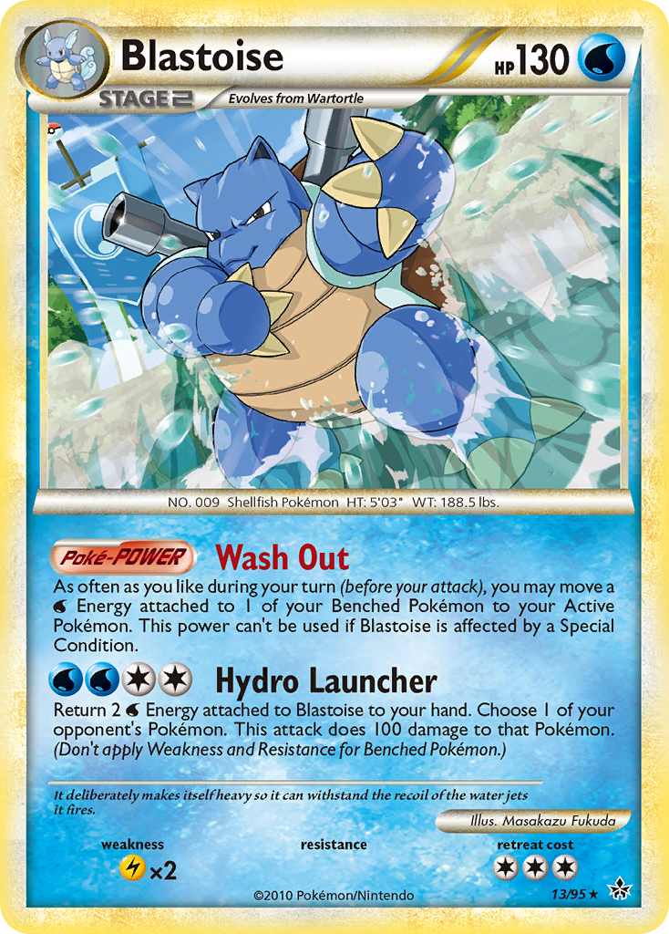 Blastoise (13/95) [HeartGold & SoulSilver: Unleashed] | Odin's Place
