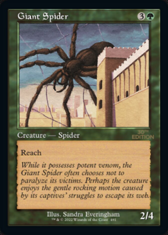 Giant Spider (Retro) [30th Anniversary Edition] | Odin's Place