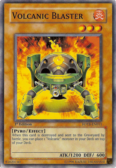 Volcanic Blaster [FOTB-EN011] Common | Odin's Place