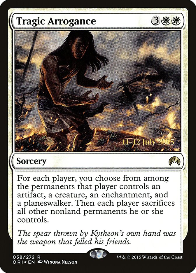 Tragic Arrogance (38) [Magic Origins Prerelease Promos] | Odin's Place