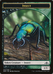 Saproling // Insect Double-Sided Token [Guilds of Ravnica Guild Kit Tokens] | Odin's Place
