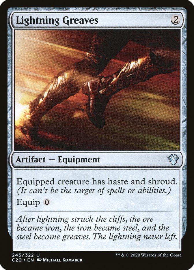 Lightning Greaves [Commander 2020] | Odin's Place