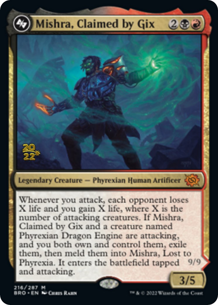Mishra, Claimed by Gix [The Brothers' War Prerelease Promos] | Odin's Place