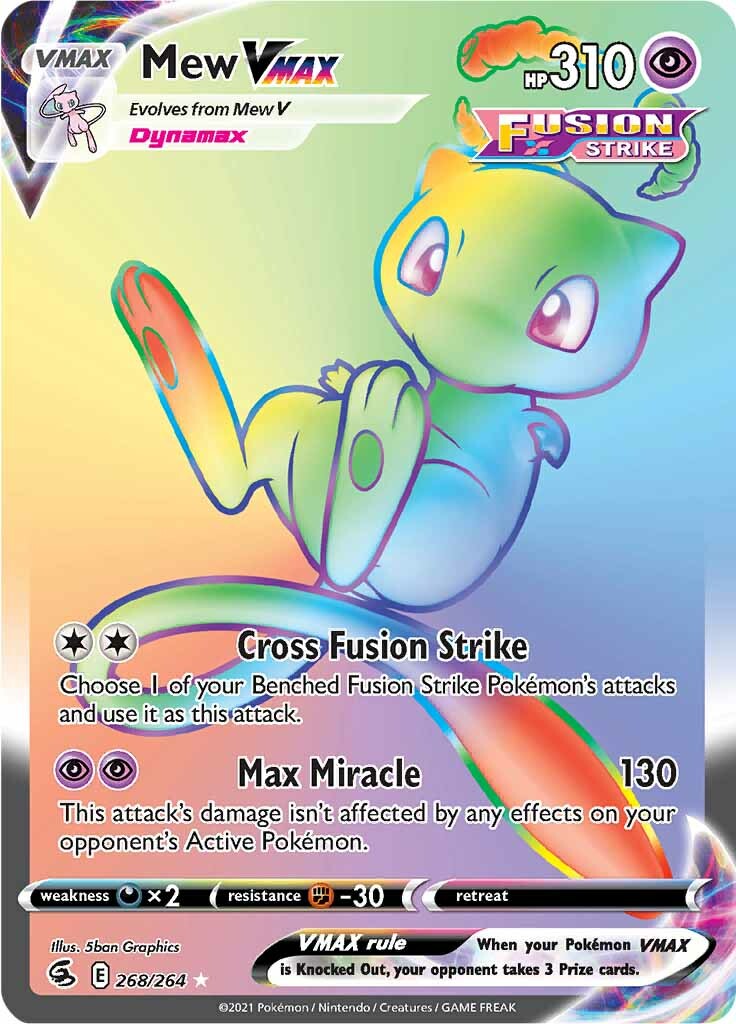 Mew VMAX (268/264) [Sword & Shield: Fusion Strike] | Odin's Place