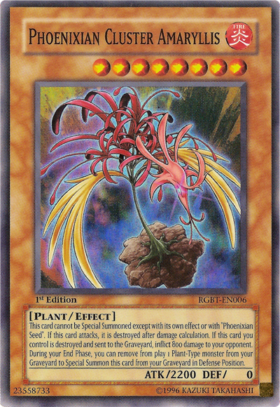 Phoenixian Cluster Amaryllis [RGBT-EN006] Super Rare | Odin's Place