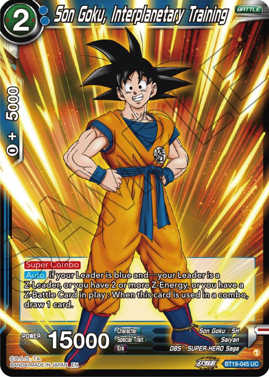 Son Goku, Interplanitary Training (BT19-045) [Fighter's Ambition] | Odin's Place