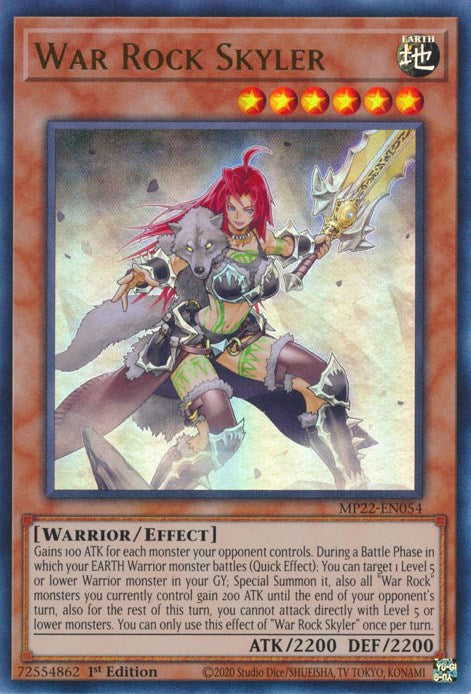 War Rock Skyler [MP22-EN054] Ultra Rare | Odin's Place