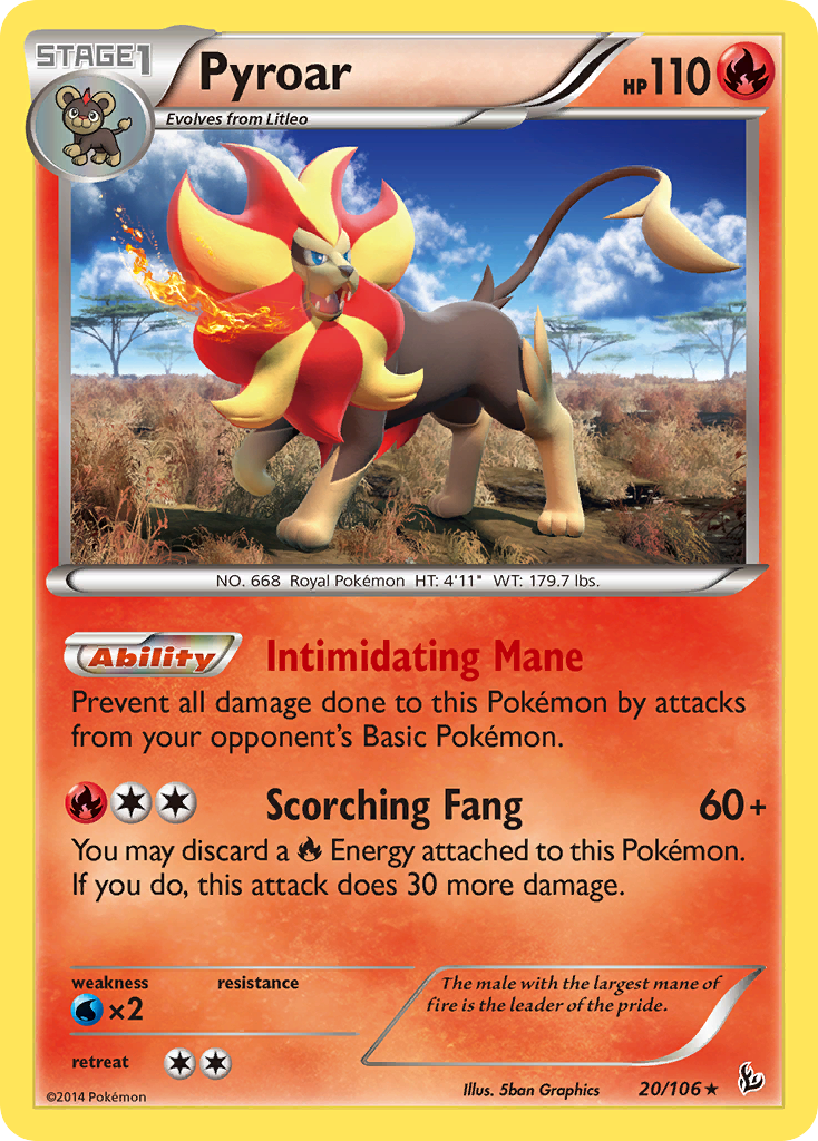 Pyroar (20/106) [XY: Flashfire] | Odin's Place