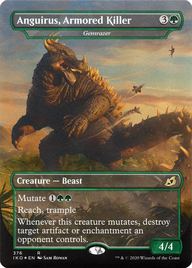 Gemrazer - Anguirus, Armored Killer (Extended Art) [Ikoria: Lair of Behemoths] | Odin's Place