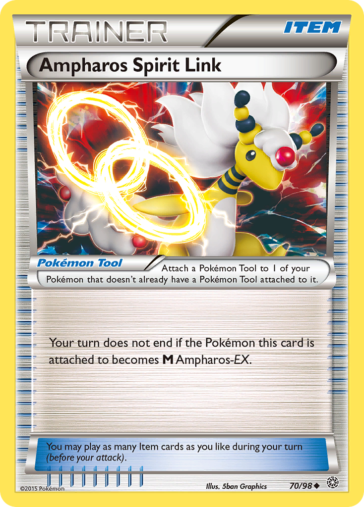 Ampharos Spirit Link (70/98) [XY: Ancient Origins] | Odin's Place