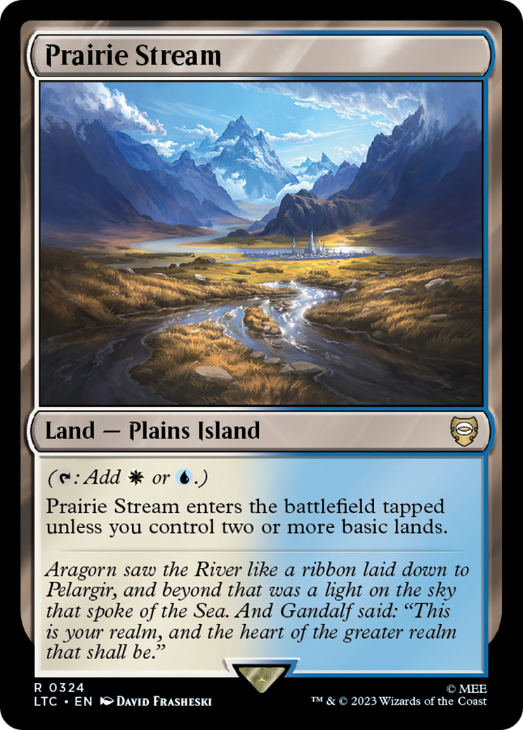 Prairie Stream [The Lord of the Rings: Tales of Middle-Earth Commander] | Odin's Place